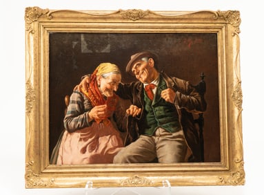 Jules Zermati, Italian 1880 - 1920, Oil on Canvas