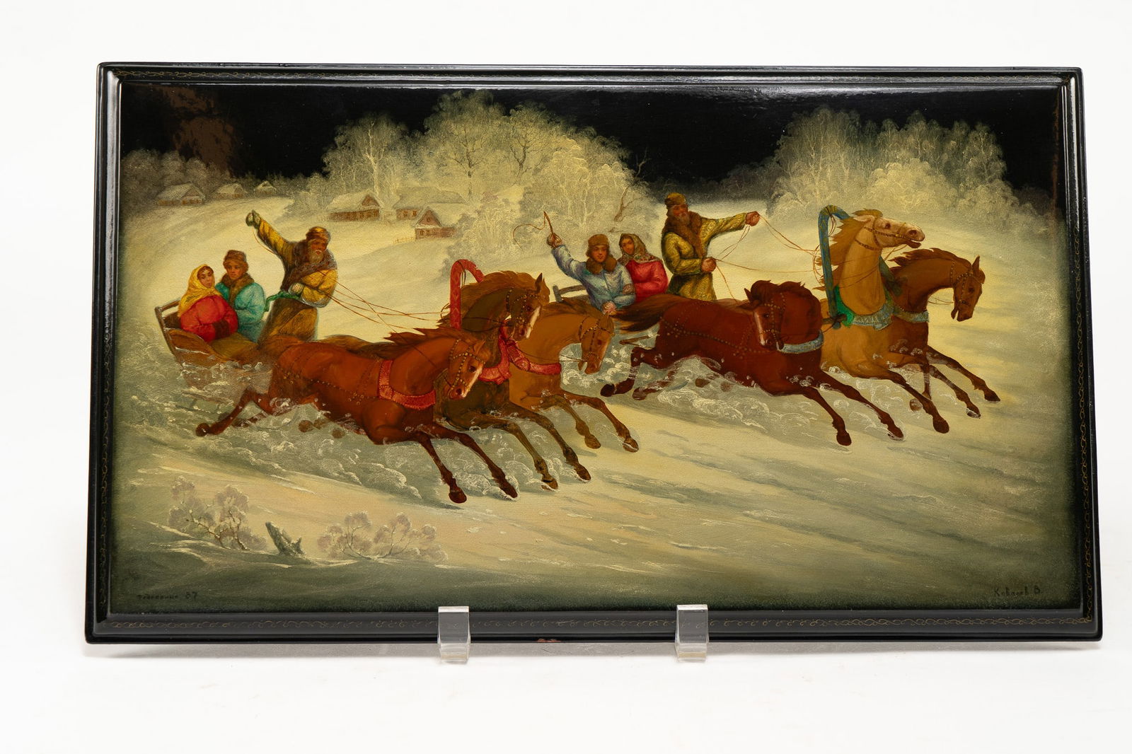 Russian Lacquer Painting by KoBaneB (1 of 2)