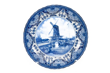 Large Zenith Gouda Delft Plate