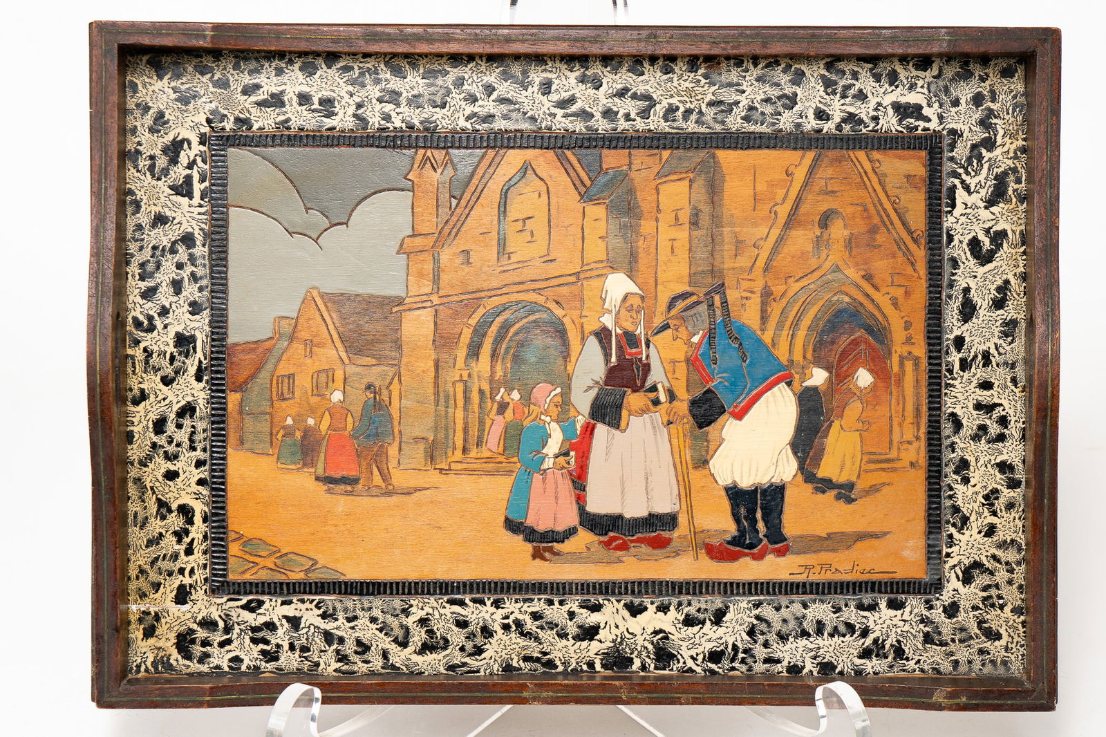 Lot of 6 Pieces of Breton Woodenware (1 of 11)