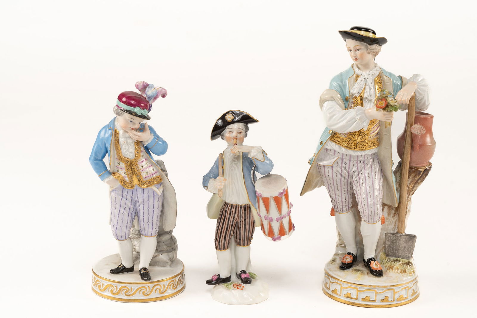 Collection of 3 Antique Meissen Figurines (1 of 8)