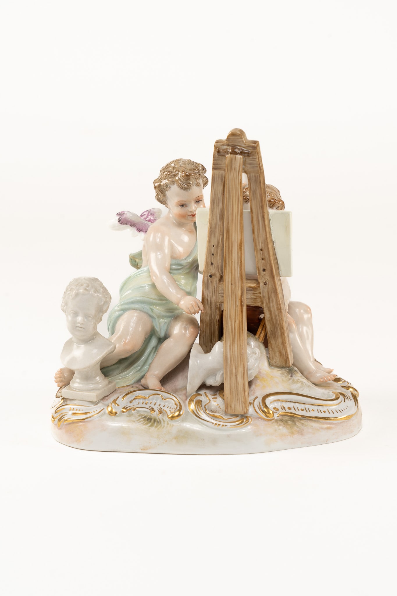 Antique Meissen Putti Figurines (1 of 3)