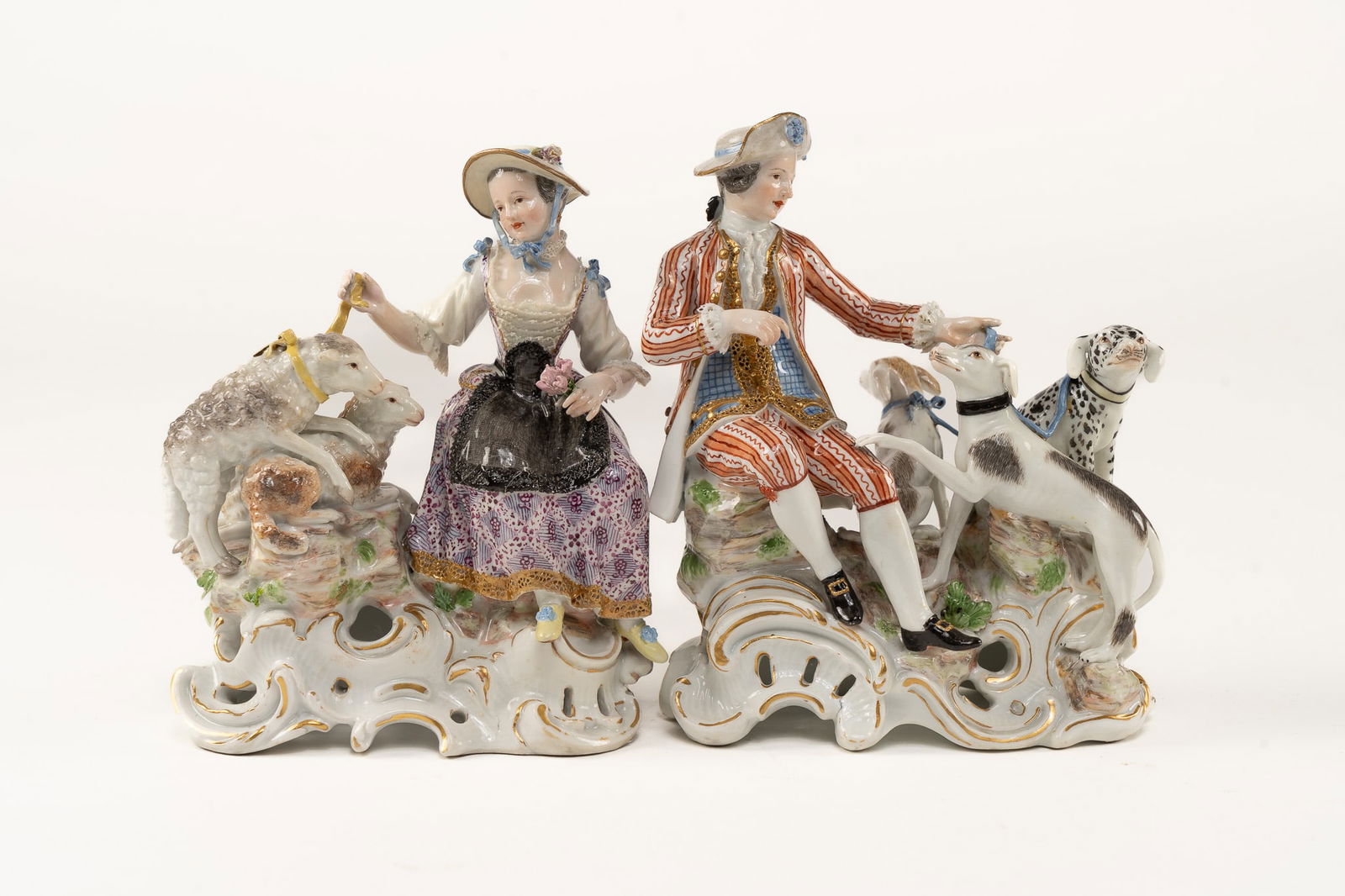 Pair of Meissen Porcelain Figures (1 of 5)