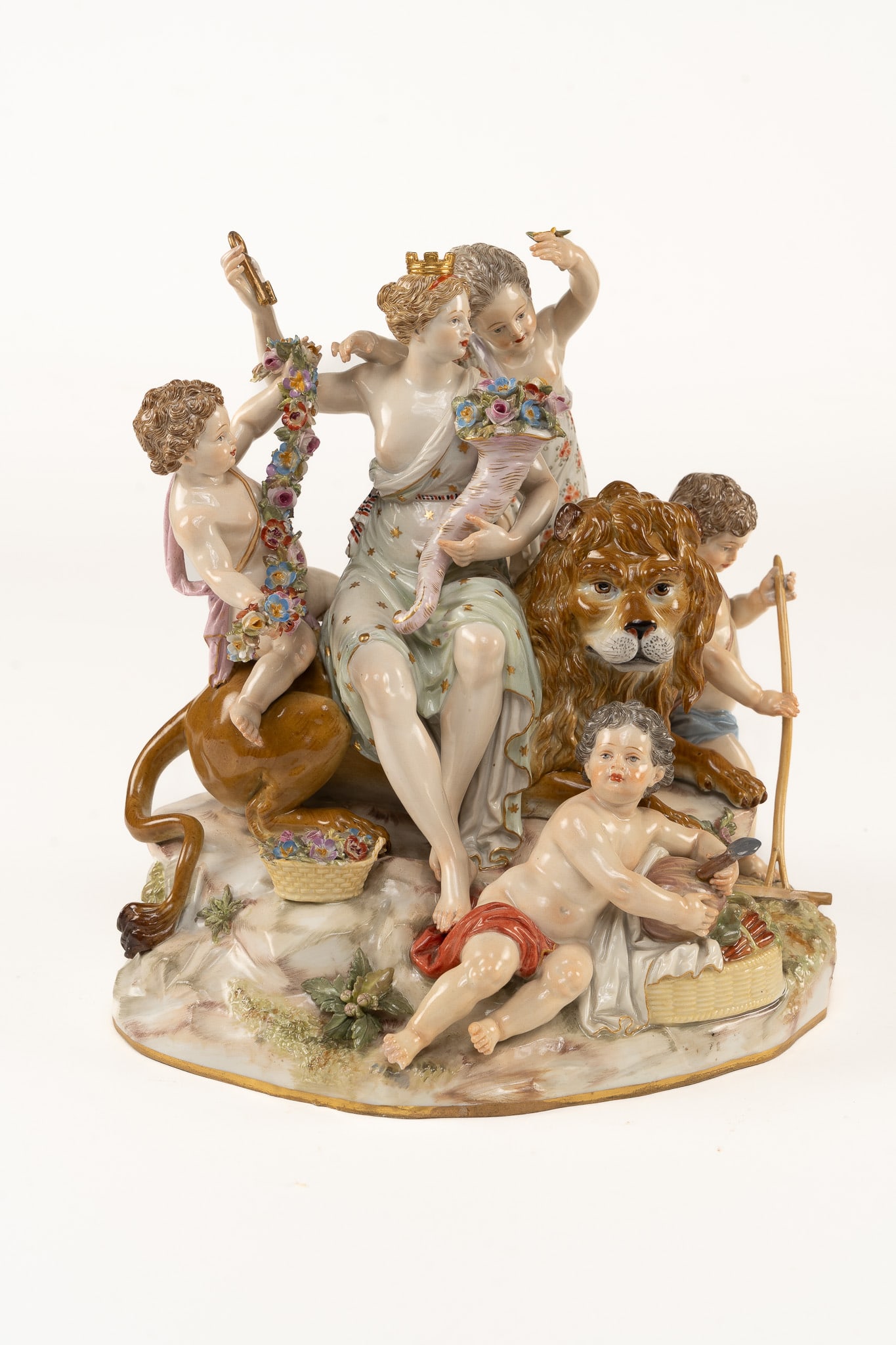 Meissen Porcelain Group of Cybele, Late 19th Century (1 of 6)