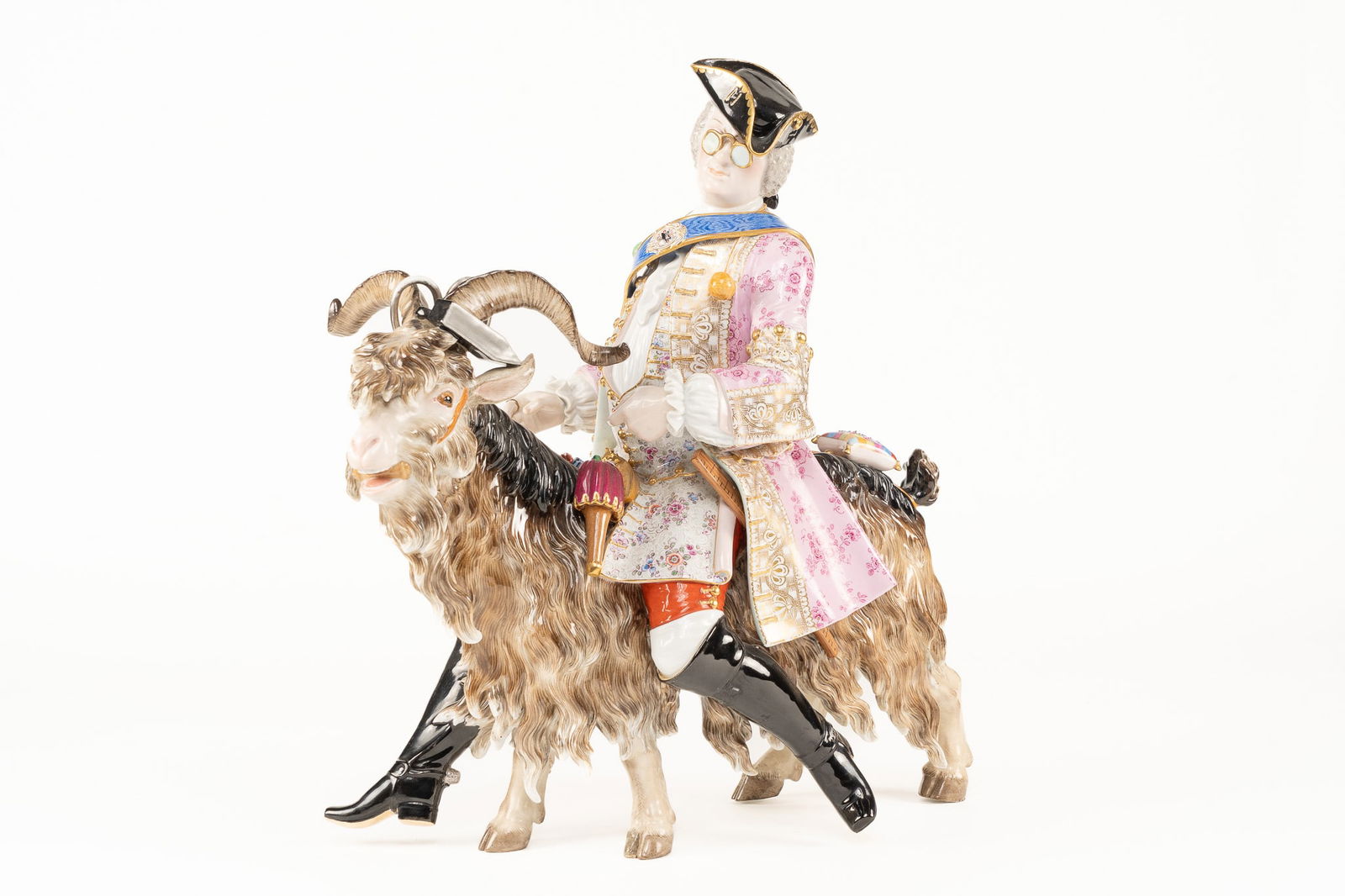 A Meissen Large Figure of Count Von Bruhls Tailor, 19th Century (1 of 7)