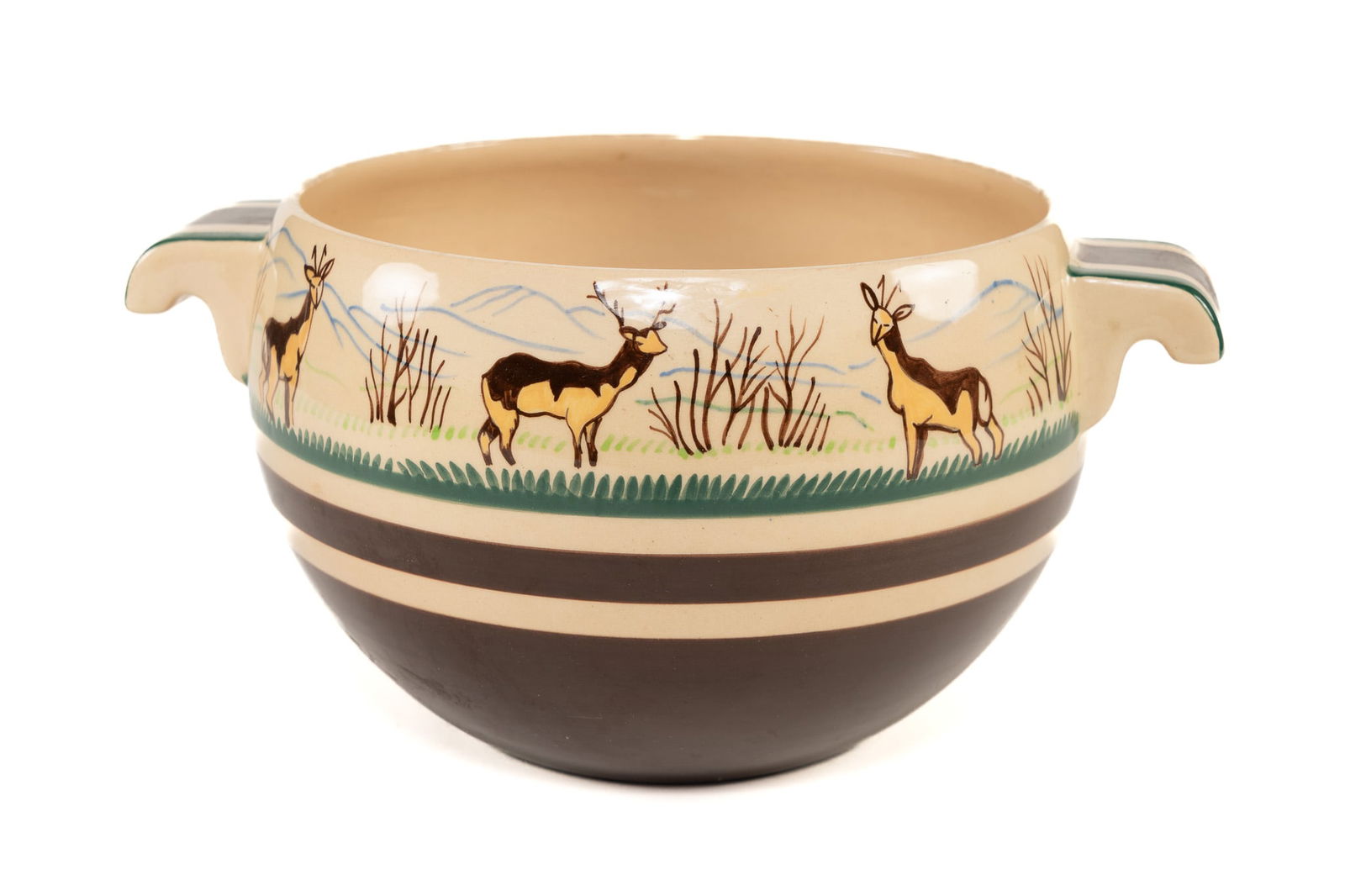 Large French Faience HB Quimper Pot (1 of 5)