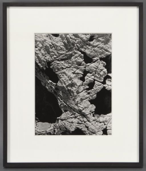Aaron Siskind "S.F. 24", vintage gelatin silver: Aaron Siskind "S.F. 24", vintage gelatin silver print, 1957. Signed, titled and dated in pencil verso "Aaron Siskind" and "4/57"; also with other pencil inscriptions. Sheet: 14"H x 11"W; Frame: 20.25'
