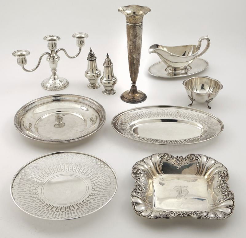 (11) American Sterling Silver Serving Pieces