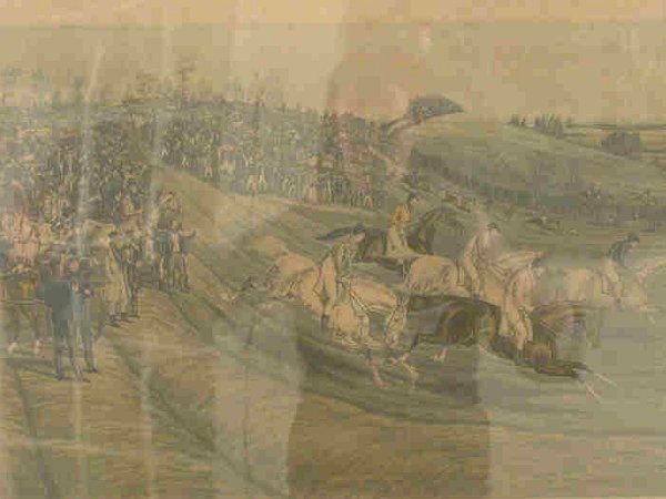 English racing print titled - 2