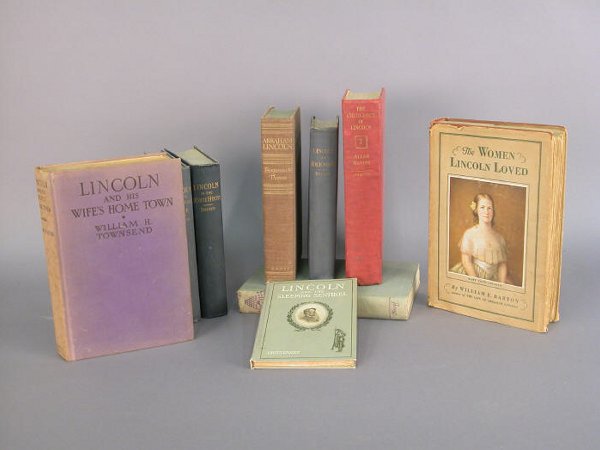 (9) Books about President Lincoln.