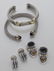 4 Pcs. David Yurman sterling & 14K gold jewelry,