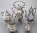 5 Pc. English Victorian sterling silver tea set,