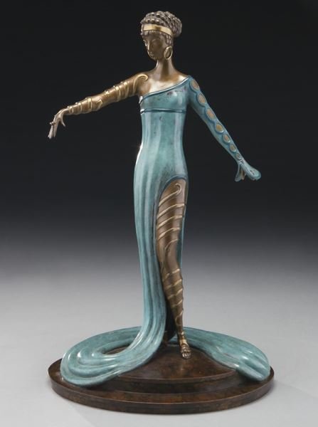 Erte (Romain de Tirtoff), "Le Marveilleuse" bronze (1 of 10)