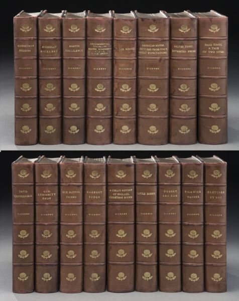 17 Volumes of The Works of Charles Dickens (1 of 4)