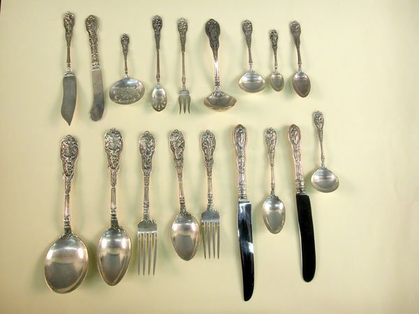 Old estate 163 piece set of Gorham "Myth