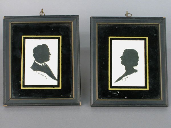 Three silhouettes--a pair of American 19