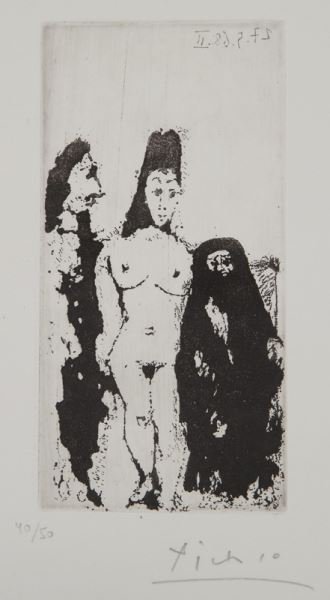 Pablo Picasso, "Celestine, maja et complice (1 of 3)