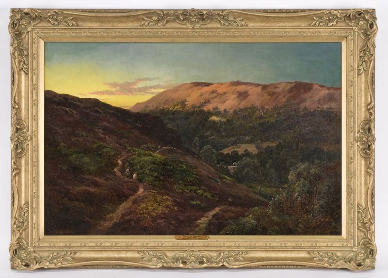 Alfred de Breanski, "Scottish Highland Path" (1 of 5)