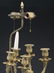 French bronze 5-light candelabra mounted as a lamp - 7