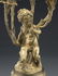 French bronze 5-light candelabra mounted as a lamp - 8