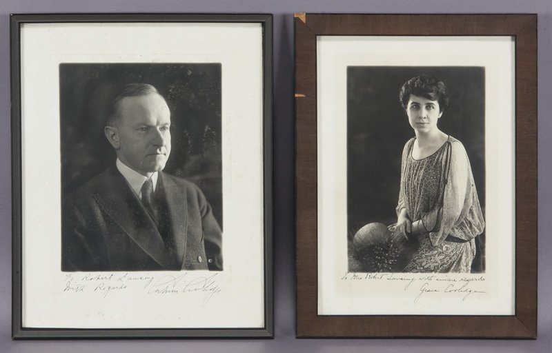 (2) Calvin Coolidge & Grace Coolidge inscribed (1 of 6)