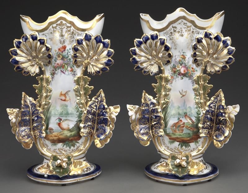 Pr. Old Paris porcelain vessels (1 of 8)