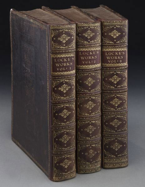 John Locke "The Works of..." in three volumes... (1 of 4)