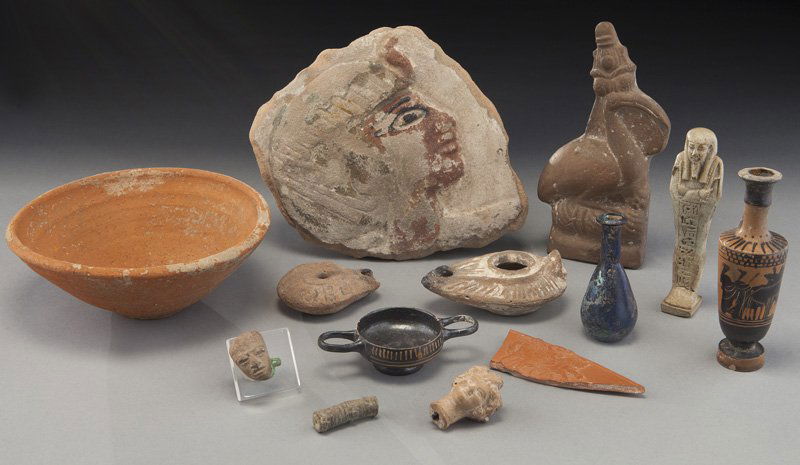 (13) Egyptian, Roman & Greek antiquities and (1 of 8)