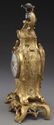 French Louis XV style gilt bronze mantel clock, - 3