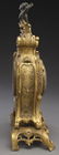 French Louis XV style gilt bronze mantel clock, - 5