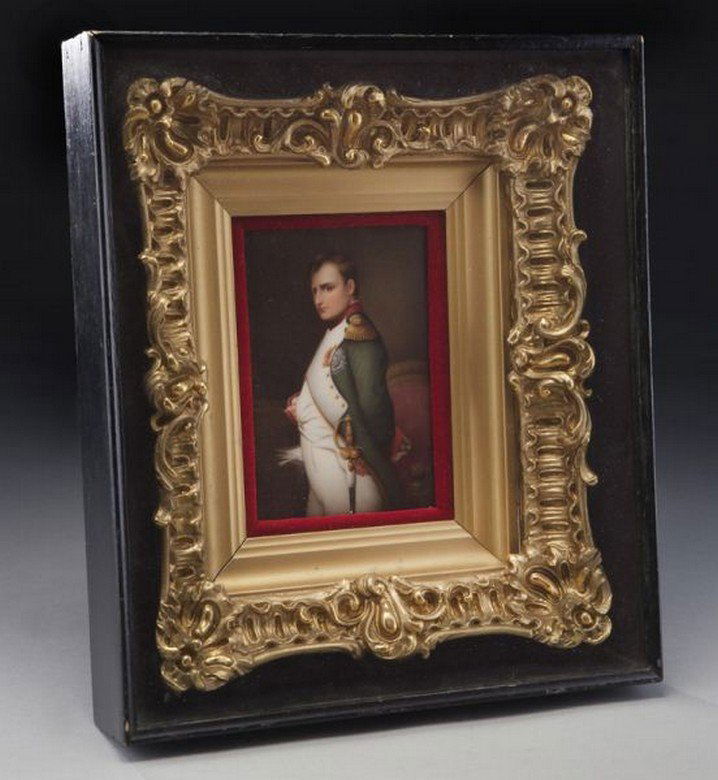 KPM style porcelain plaque of Napoleon, (1 of 6)