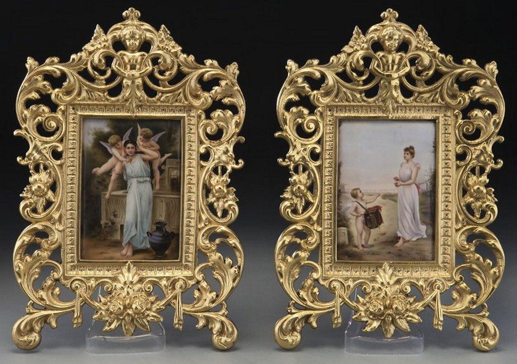 Pr. Continental porcelain plaques (1 of 6)