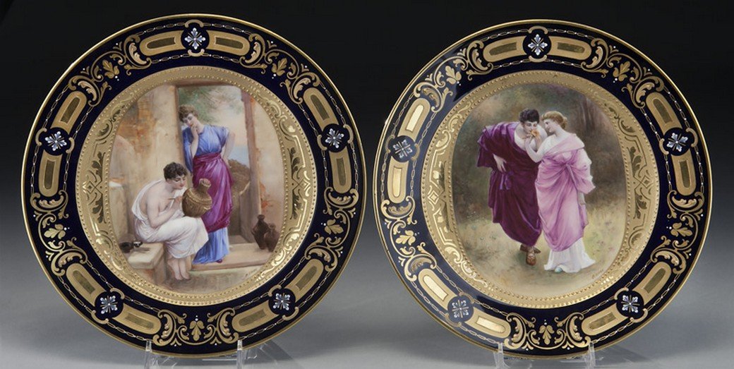 Pr. 19th C. Royal Vienna plates (1 of 7)