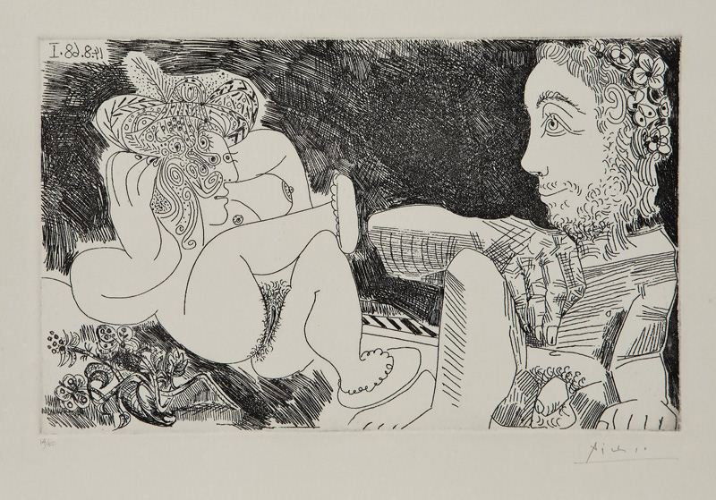 Pablo Picasso "Odalisque en Pantoufles au (1 of 4)