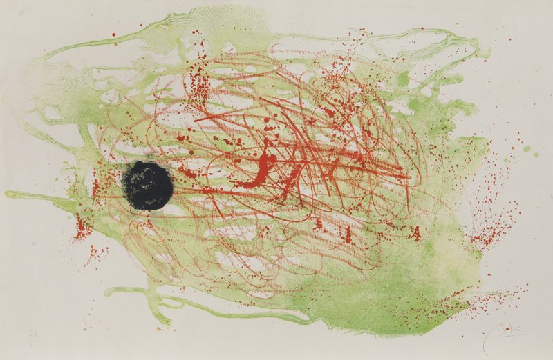 Joan Miro "Series I, Red and Green" color (1 of 4)