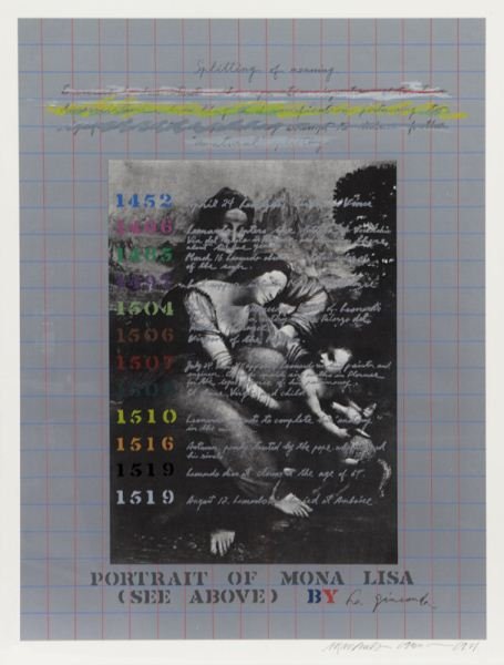 Arakawa "Portrait of Mona Lisa" color (1 of 8)