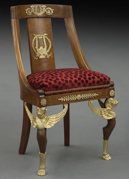French Empire style side chair (1 of 7)