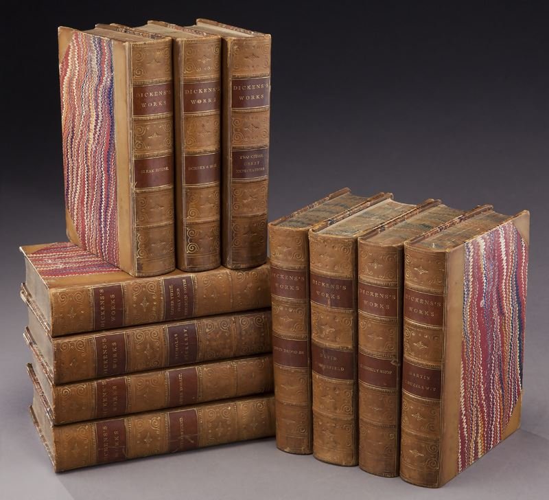 11 Volumes of The Works of Charles Dickens, (1 of 4)
