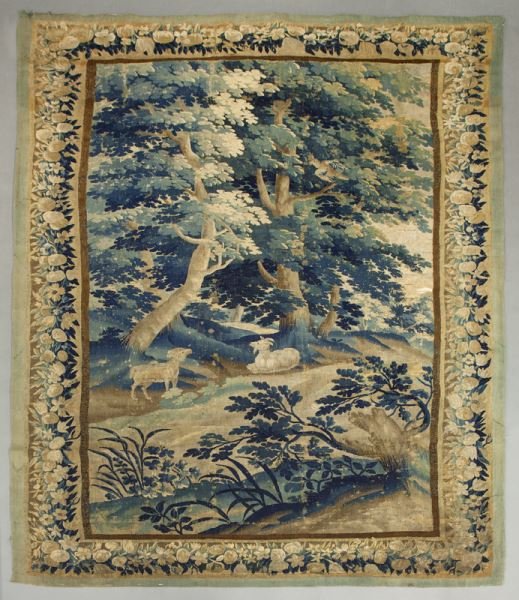 19th C. Aubusson tapestry panel depicting (1 of 6)