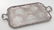 (2) Large English silverplate serving trays, - 2