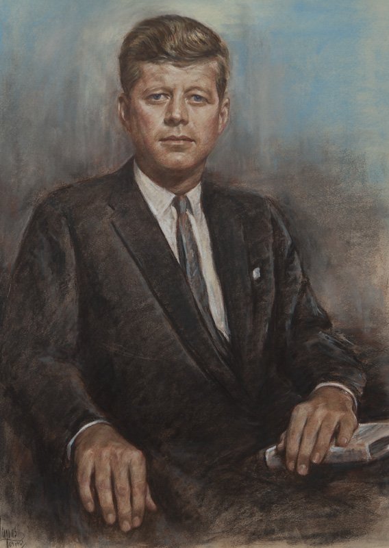 Louis Lupas "Portrait of the 35th U.S. President (1 of 6)