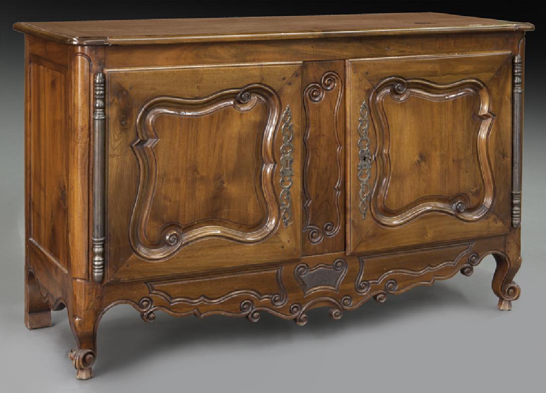 French walnut 2-door buffet, (1 of 10)