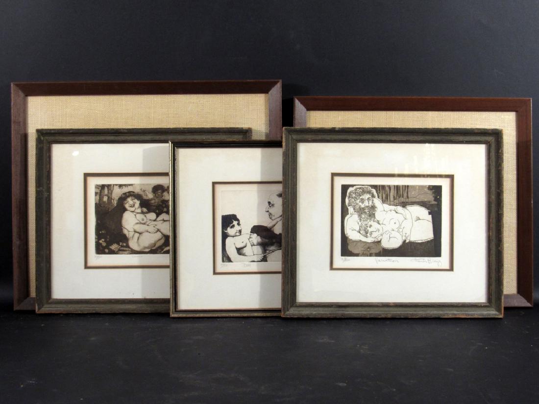 Charles Bragg - 5 Lithographs - Erotica: "Venus", "Variation" etc. All Signed. 10" X 8" (19" X 16")