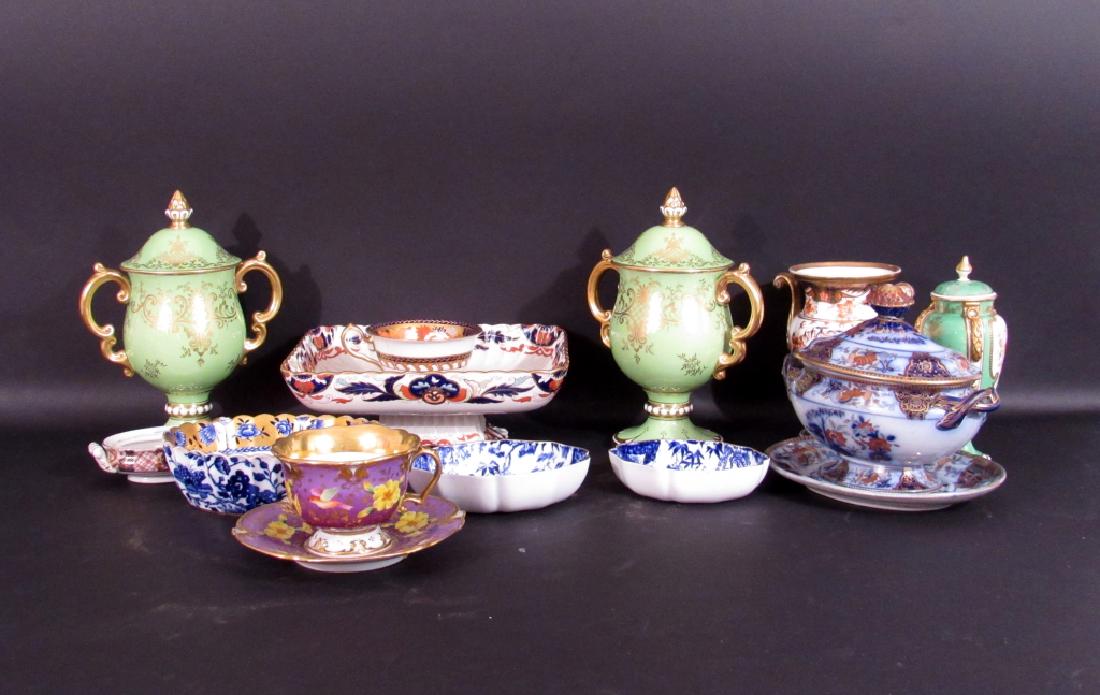 Assorted English Porcelain (As is): Spode, etc. Most "as is" in some way. (From a Central Park West Estate)