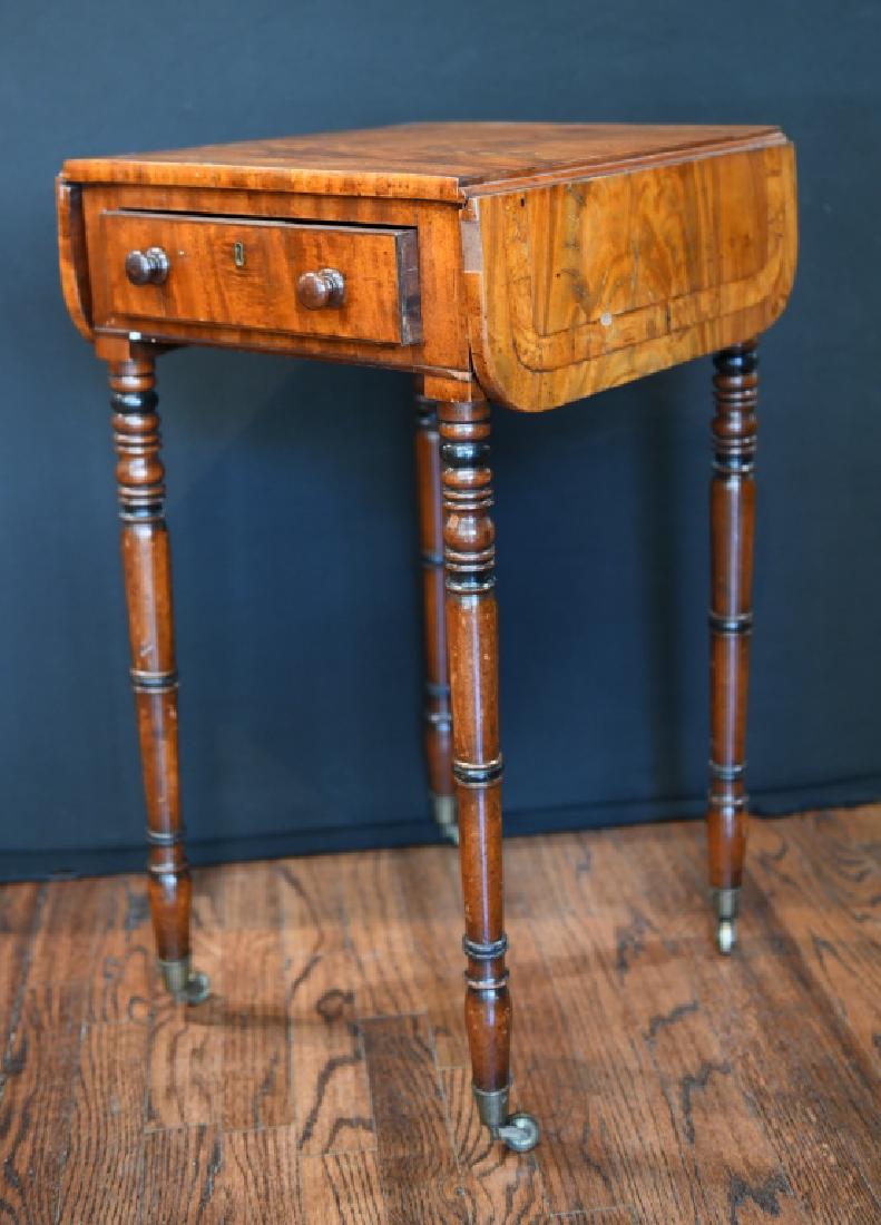 English early 19th century drop leaf side table (1 of 13)