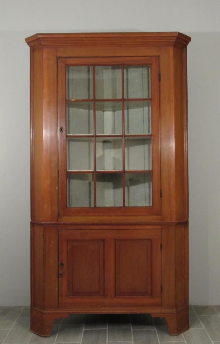 Antique American Corner Cabinet (1 of 8)