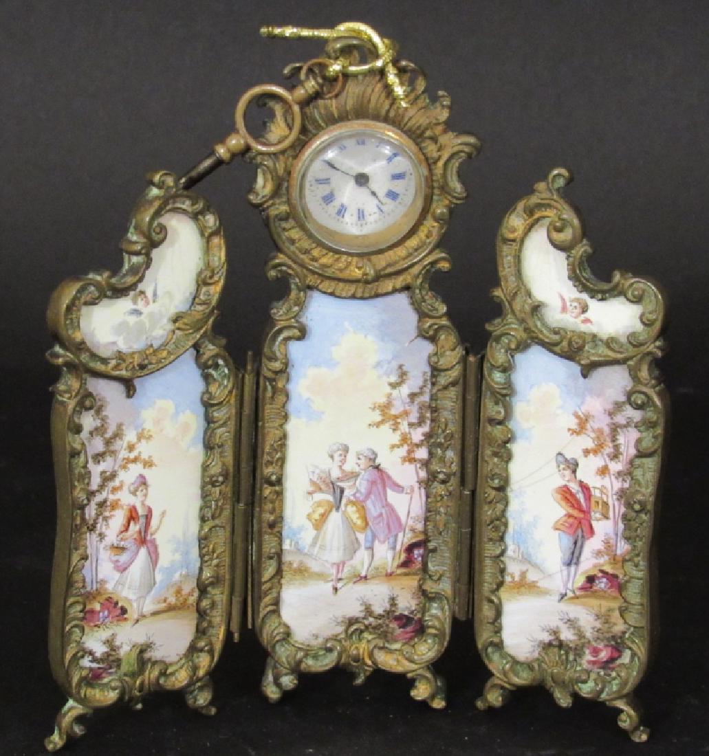 French Enamel Miniature Screen (1 of 5)