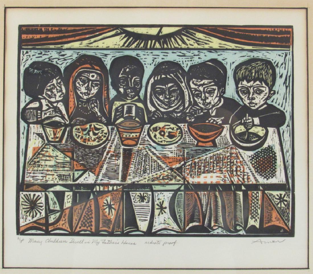 Irvin Amen (1918-2011) - Lithograph (1 of 2)