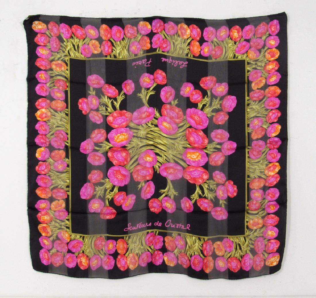 Lalique Paris - Silk Scarf "Seureurs de Cristal" (1 of 3)