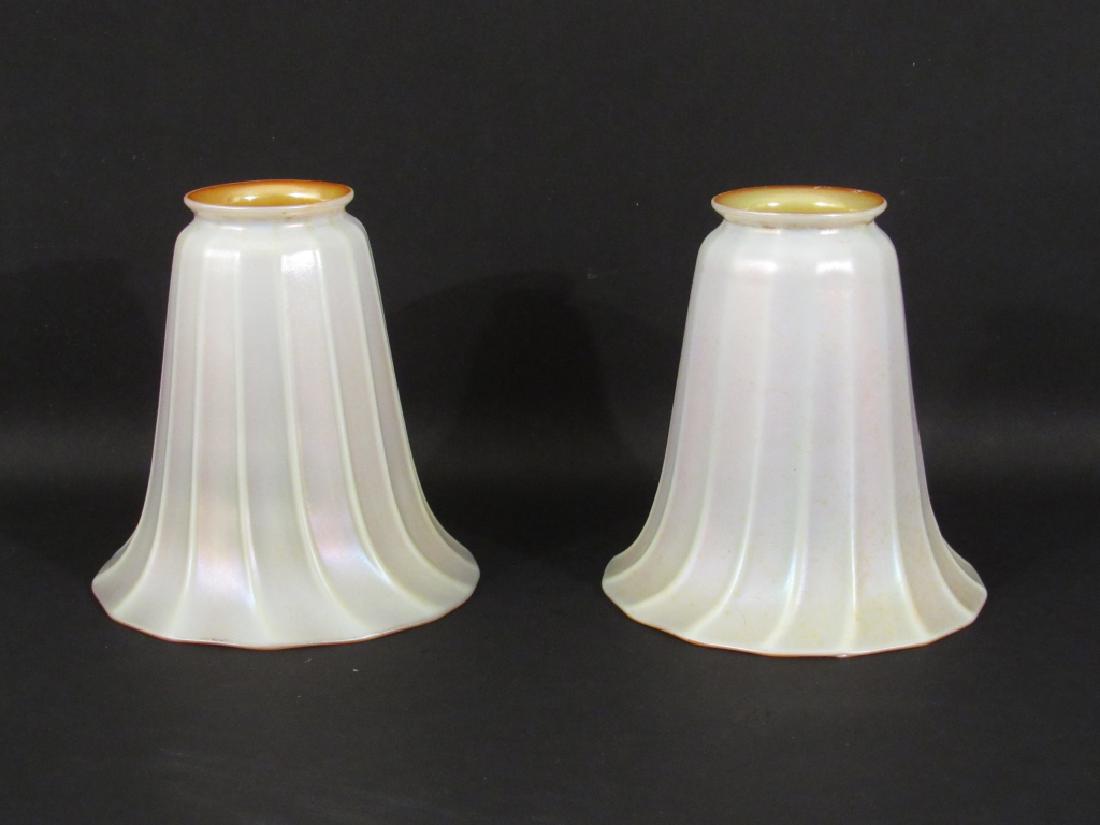 2 Attr: Steuben Art Glass Shades (1 of 4)